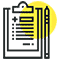 Icon to represent medical notes